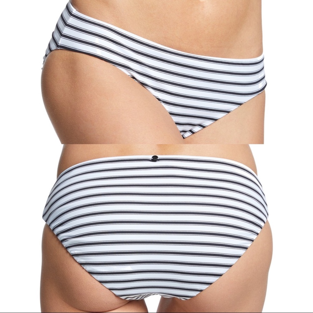 RALPH LAUREN Black White Stripe Bikini Bottom ‼️LAST PAIR‼️